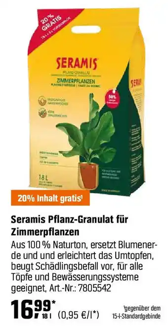 OBI Seramis Pflanz-Granulat für Zimmerpflanzen Angebot
