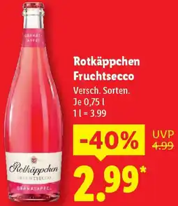 Lidl Rotkäppchen Fruchtsecco Angebot