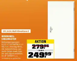 OBI WOHNUNGS- EINGANGSTÜR Angebot