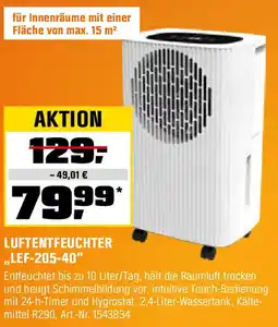 OBI LUFTENTFEUCHTER „LEF-205-40" Angebot