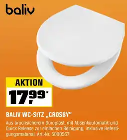 OBI BALIV WC-SITZ ,,CROSBY" Angebot