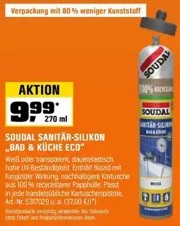 OBI SOUDAL SANITÄR-SILIKON ,,BAD & KÜCHE ECO" Angebot