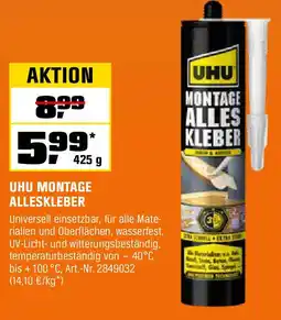 OBI UHU MONTAGE ALLESKLEBER Angebot