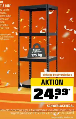 OBI SCHWERLASTREGAL Angebot