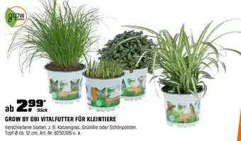 OBI GROW BY OBI VITALFUTTER FÜR KLEINTIERE Angebot