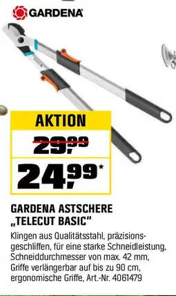 OBI GARDENA ASTSCHERE ,,TELECUT BASIC" Angebot
