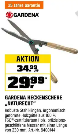 OBI GARDENA HECKENSCHERE ,,NATURECUT" Angebot