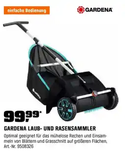 OBI GARDENA LAUB- UND RASENSAMMLER Angebot