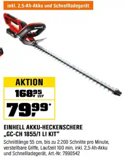 OBI EINHELL AKKU-HECKENSCHERE ,,GC-CH 1855/1 LI KIT" Angebot