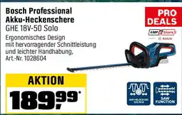 OBI Bosch Professional Akku-Heckenschere GHE 18V-50 Solo Angebot