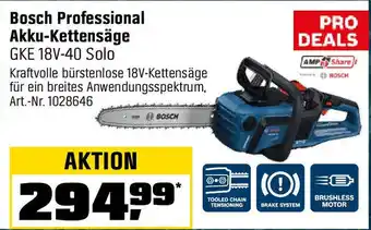 OBI Bosch Professional Akku-Kettensäge Angebot