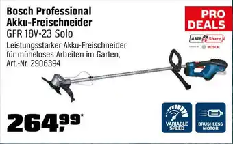 OBI Bosch Professional Akku-Freischneider GFR 18V-23 Solo Angebot