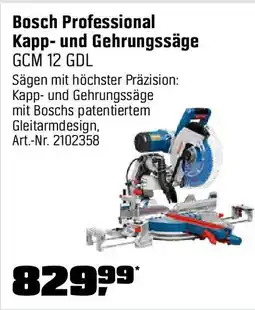 OBI Bosch Professional Kapp- und Gehrungssäge GCM 12 GDL Angebot