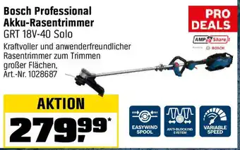 OBI Bosch Professional Akku-Rasentrimmer GRT 18V-40 Solo Angebot