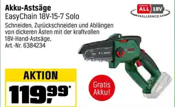 OBI BOSCH Akku-Astsäge EasyChain 18V-15-7 Solo Angebot
