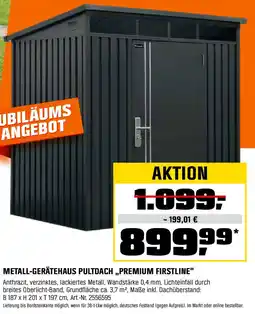 OBI METALL-GERÄTEHAUS PULTDACH „PREMIUM FIRSTLINE" Angebot