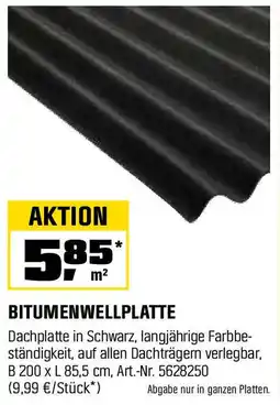 OBI BITUMENWELLPLATTE Angebot