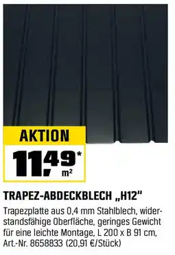OBI TRAPEZ-ABDECKBLECH ,,H12" Angebot