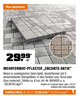 OBI MEHRFORMAT-PFLASTER ,,ENCANTO ANTIK" Angebot