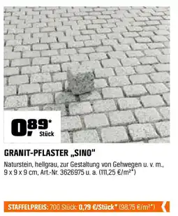 OBI GRANIT-PFLASTER ,,SINO" Angebot