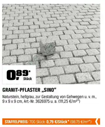 OBI GRANIT-PFLASTER ,,SINO" Angebot