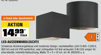 OBI LED-AUSSENWANDLEUCHTE Angebot