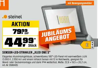OBI steinel SENSOR-LED-STRAHLER ,,XLED ONE S" Angebot