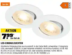 OBI LED-EINBAULEUCHTEN Angebot