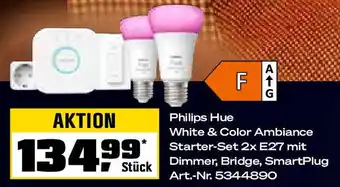 OBI Philips Hue White & Color Ambiance Starter-Set Angebot