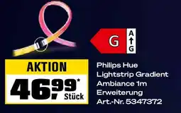 OBI Philips Hue Lightstrip Gradient Ambiance Angebot