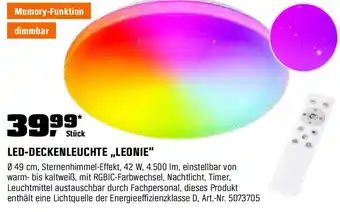 OBI LED-DECKENLEUCHTE ,,LEONIE" Angebot