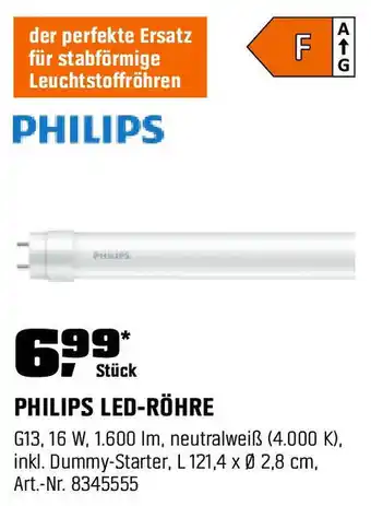 OBI PHILIPS LED-RÖHRE Angebot