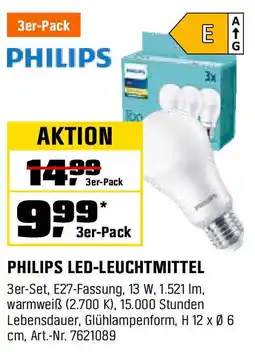 OBI PHILIPS LED-LEUCHTMITTEL Angebot