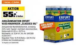 OBI JUBILÄUMSAKTION ERFURT VLIES-RAUHFASER ,,CLASSICO XXL" Angebot