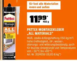 OBI PATTEX MONTAGEKLEBER ,,ALL MATERIALS" Angebot