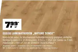 OBI EGGER LAMINATBODEN ,,NATURE SENSE" Angebot