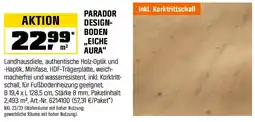 OBI PARADOR DESIGN- BODEN ,,EICHE AURA" Angebot