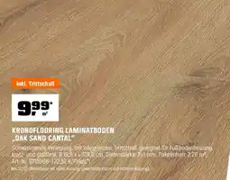 OBI KRONOFLOORING LAMINATBODEN ,,OAK SAND CANTAL" Angebot