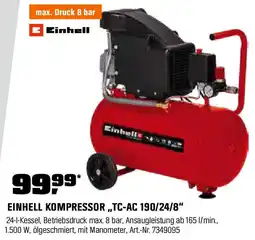OBI EINHELL KOMPRESSOR ,,TC-AC 190/24/8" Angebot