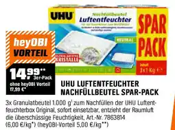 OBI UHU LUFTENTFEUCHTER NACHFÜLLBEUTEL SPAR-PACK Angebot