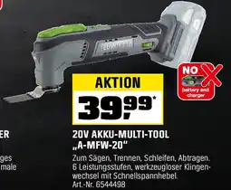 OBI LUX-TOOLS 20V AKKU-MULTI-TOOL ,,A-MFW-20" Angebot