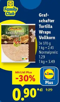 Lidl Grafschafter Tortilla Wraps Vollkorn Angebot