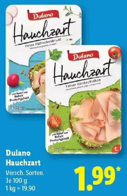 Lidl Dulano Hauchzart Angebot