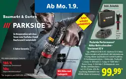Lidl Parkside Performance Akku-Bohrschrauber Starterset 12 V Angebot