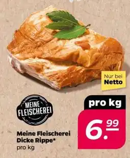 NETTO Meine Fleischerei Dicke Rippe Angebot