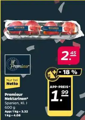 NETTO Premieur Nektarinen Angebot