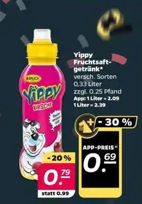 NETTO Yippy Fruchtsaftgetränk Angebot