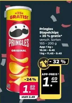 NETTO Pringles Stapelchips + 35% gratis Angebot