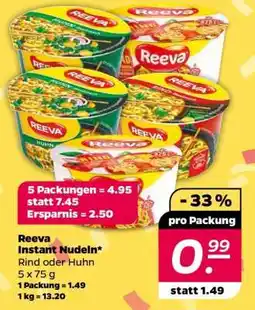 NETTO REEVA Instant-Nudeln Angebot