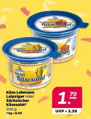 NETTO Käse Lehmann Leipziger oder Sächsischer Käsesalat Angebot